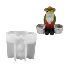 Frogs Silicones Molds Handmade Aromas Candle-Frog Standing