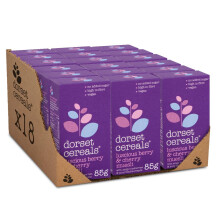 Dorset Cereals Berries & Cherries Muesli Catering/ BnB/ Hotel Pack| 2x Servings |Cereal | High in Fibre |Vegetarian | 18 PACKS of 85g