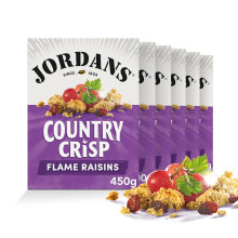 Jordans Country Crisp Flame Raisin Clusters (500g) - Pack of 6