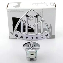 (B MAYBACH) Zinc Alloy Car Front Hood Emblem Bonnet Label Badge Decal For Mercedes Benz C E S Class W204 W205 W212 W213 W211 W220 W222 W223