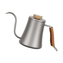 Spacious 600ml Metal coffee jar For Home And Office-Silver