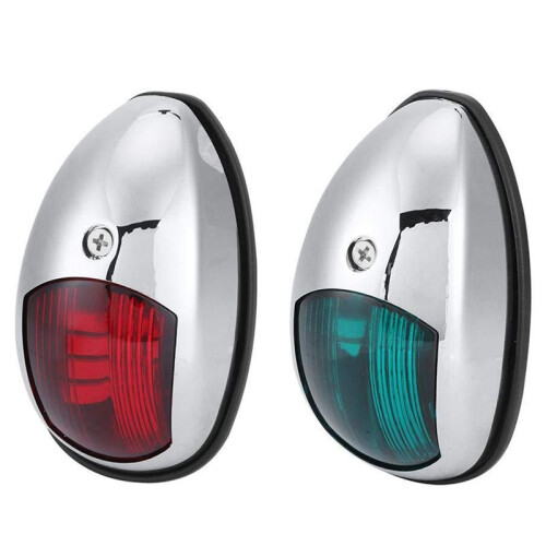 Feu de Navigation Étanche à LED pour Yacht, Feu de Navigation  Rouge et Vert 2