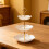Modern Serving Dishes with Gold Edging for-Gold iron frame 10