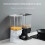 Clear Plastic Grains Storage Bin With Tight Seal 5.5-Black 11