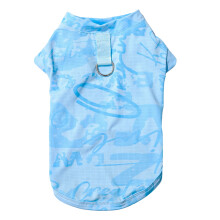 Small Dog Clothes Cool Vest Breathable Fabric Anti-fly-Blue M