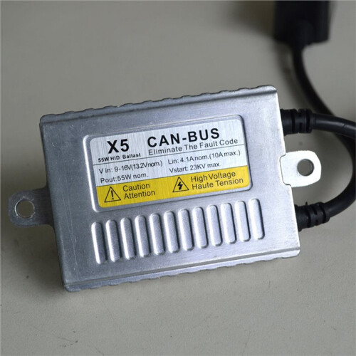 Car Xenon Lamp Universal Decoding Stabilizer X5 for HID Lamp Warnning Ligt Fault Removal Decoder 55W Canbus Ballast 2