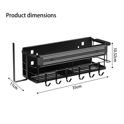 Convenient Barbecue Side Rack Having Paper Towel Support And 2