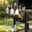 Convenient Barbecue Side Rack Having Paper Towel Support And 6