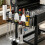 Convenient Barbecue Side Rack Having Paper Towel Support And 7