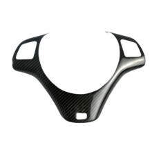 Echt Carbon Fiber Auto Lenkradverkleidung Dekoration Abdeckung Zieraufkleber für 3er E90 E92 E93 M3