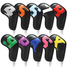 Iron Cover Iron Cover PU Leather Wedge Cover Protective Cover Multicolor Black
