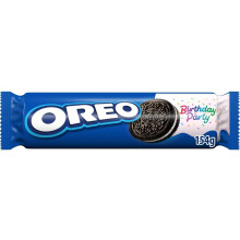 Oreo Birthday Party Sandwich Biscuits, Filled with Caramel Flavoured Crème, 154
