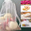 100Pcs Fruit Protective Bags White Nonwoven cloth Gift-32x38 8