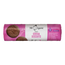 Mr Organic Cocoa Biscuits - 250g, Palm Oil Free, Vegan