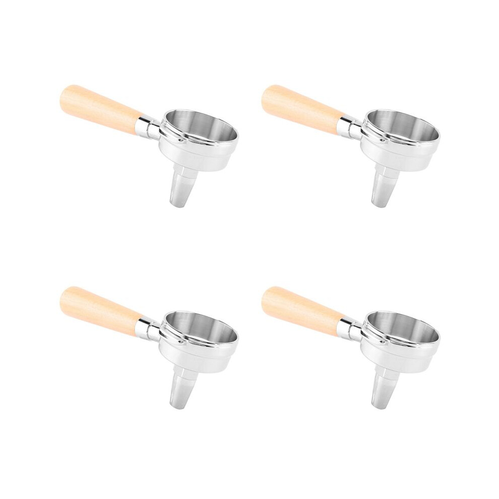 4X Tea Portafilter With Wooden Handle And Suit 58Mm Coffee Machine/Teapresso Portafilter/Design For Tea Bag & Broken Tea 4713906299503
