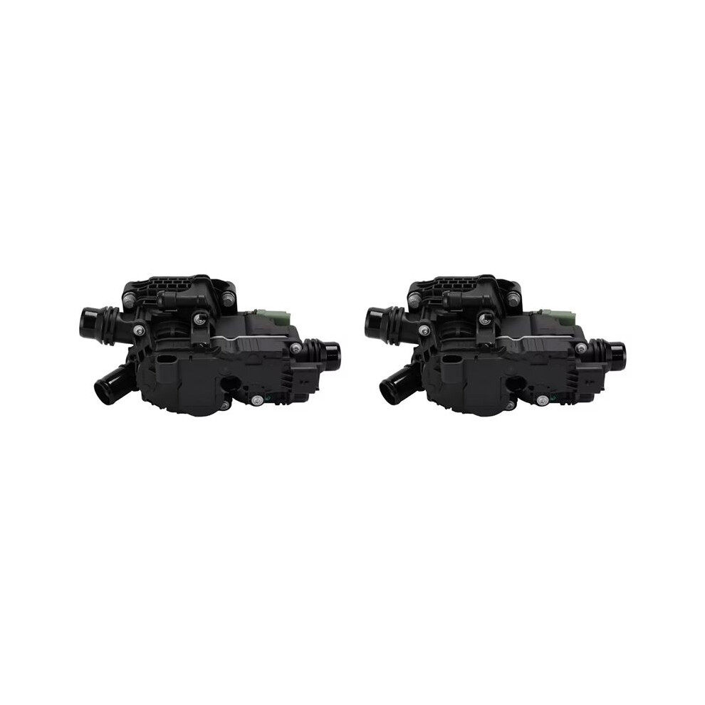 2X Engine Water Chamber Thermostat Housing 9803549480 For 208 308 5008 1.6 Bluehdi 8V 9850364680 4711480720956