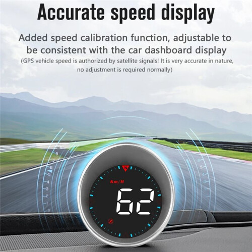 Car   Display OBD Multi-Function Display Speedometer Display Speed Mileage Compass Display 2
