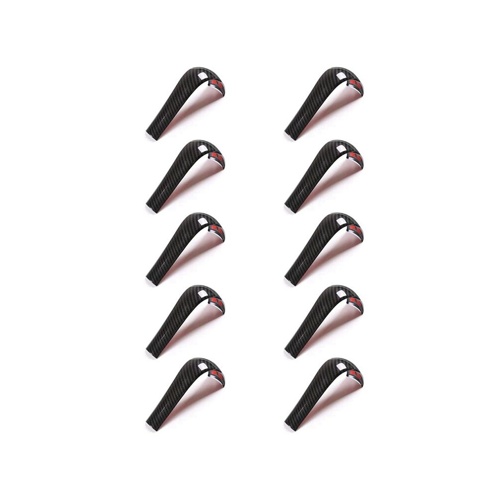 10X Carbon Fiber Shift Handle Cover For 5 Series E60 X3 E83 6 Series E63 X5 E53 6031177088694