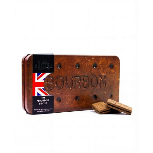 Giant Bourbon Biscuits Gift Tin - Luxury Chocolate Selection, 400g