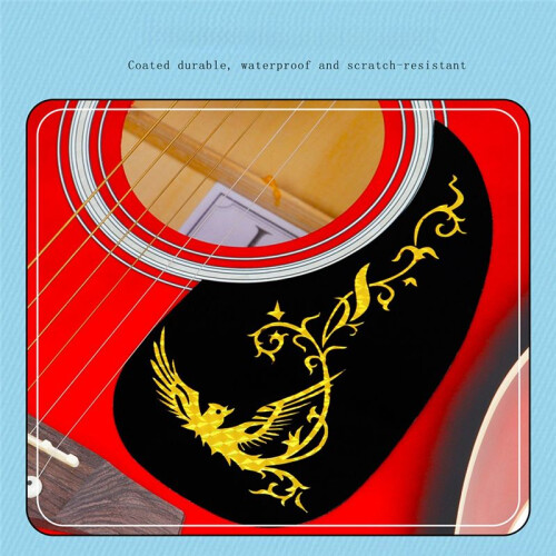 Vattendroppstyp Lasergitarrplåt Anti-Scratch Board PVC Klassisk Gitarr Pickguard Anti-Scratch Board E 2