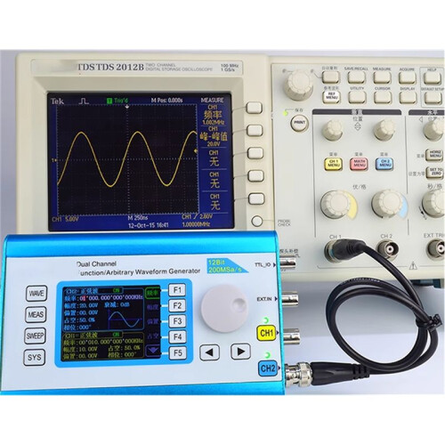 FY2300 12MHz DDS Function Signal Generator Arbitrary Waveform Dual Channel Sine Wave Frequency 200MSa/S US 2