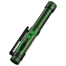 1PC Ultra-Bright LED Pen Light with Strong Magnetic Clip Tail,COB Side Light 360 Rotatable Clip,for Maintenance,Patrols
