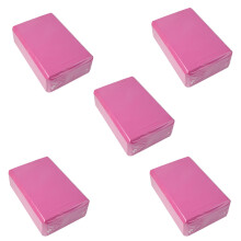 Blocos de Ioga Tapete de Reforço de Tijolos Cúbicos Suprimentos Esportivos para Ioga Equipamentos de Ginástica em Casa Fitness Rose Red