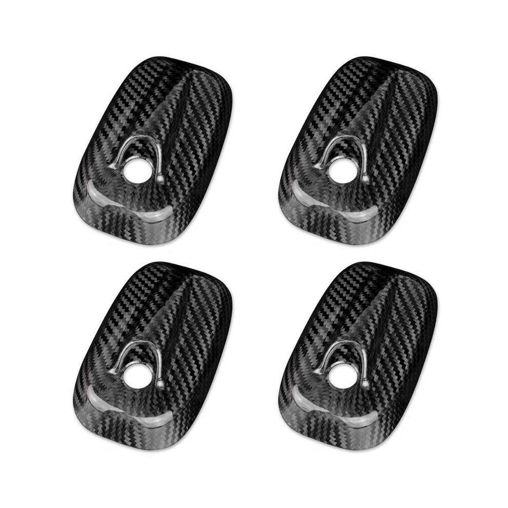 4X Dry Carbon Fiber For Cooper F55 F56 2013-2020 Car Roof Fin Antenna Signal Aerials Cover Sticker 6033419998075