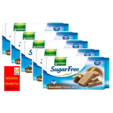 Gullon Sugar free Chocolate flavour Wafers 180g Multipack, Perfect for gifting for him & her, Healthy snacks on christmas