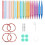 13 Pairs Interchangeable Circular Knitting Needles Set,3.0mm-10.0mm,Aluminum ,for Knitting Projects,Beginner 2