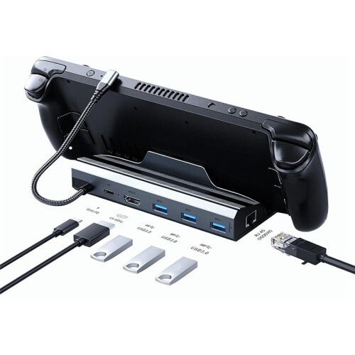 For  Docking Station HUB Handheld Game Console Base Bracket TypeC to -Compatible Docking Station 1