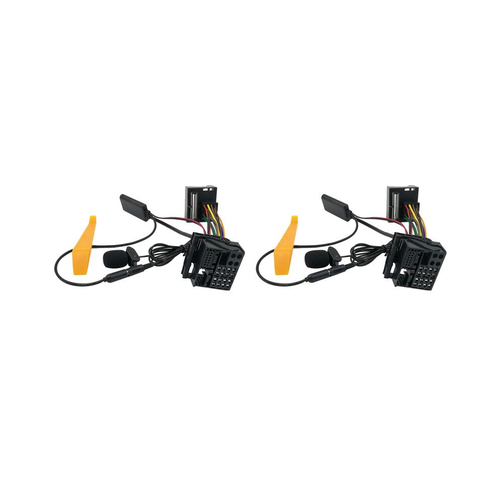 2X For Cd30 Mp3 Cdc40 Cd70 Dvd90 Headunit Install Full Harness Plug Microphone Handsfree 5.0 Aux Adapter 6032516019508