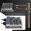 600W Step-Down MPPT Solar Charging Controller 10-30V/17-85V Output Solar Intelligent Temperature Recharging Controller 10