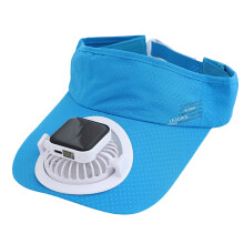 Beliebter Sonnenhut mit USB-Aufladung,-Himmelblau