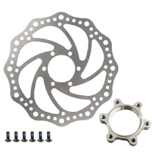 Bicycle Disc Brake Rotor 160mm Bicycle Disc Brake Mountain Bike Flange Disc Brake Kit Flange Adapter with 6 Bolts