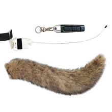 Electric Movable Cats Foxes Tail Halloween Cosplay Party-Khaki