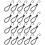 Camping Tent Elastic Rope Buckle Fixed Binding Belt Elastic Rope Hook Camping Canopy Accessories Pull Rope Black 1