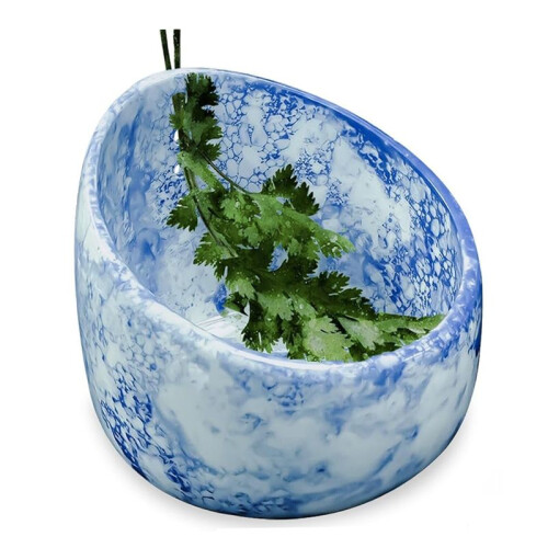 Herb Stripper, Pottery Herb Stripper Bowl, Herb Stripper Bowl,Kitchen Herb Stripping Tool Efficient Leaf Removal Tool