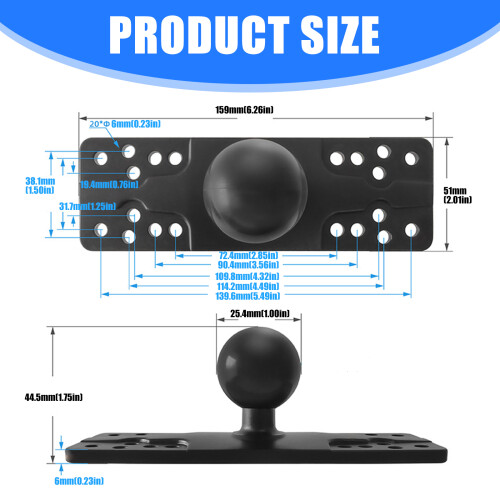 Base de Support universelle pour détecteur de poissons en 2
