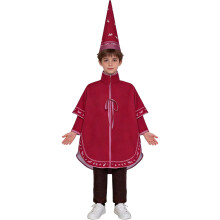 Premium Kids Fantasy Playwear Set Costume Outfit Ideal-Red 150