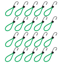 Camping Tent Elastic Rope Buckle Fixed Binding Belt Elastic Rope Hook Camping Canopy Accessories Pull Rope Green