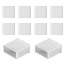 10pcs clear plastic USB type A plug dustproof plug stopper protection cap