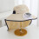 Adjustable Breeze Cooling Sun Hat Solar Powered-Light gray 8