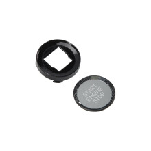 Car Interior Cover Crystal One-Key Engine Start Stop Button Sticker Trim for - 3/5 Series E70 E90 E60 Black