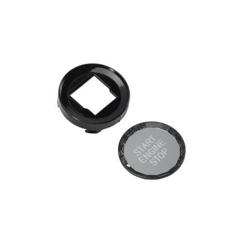 Car Interior  Cover Crystal One-Key Engine Start Stop Button Sticker Trim for - 3/5 Series E70 E90 E60 Black