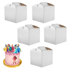 5-pak kageæsker 303025 cm hvide sæt 5 stk. ekstra stive Brand4Cake