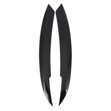 Car Headlights Eyebrow Eyelids Sticker for MK6 Car Black