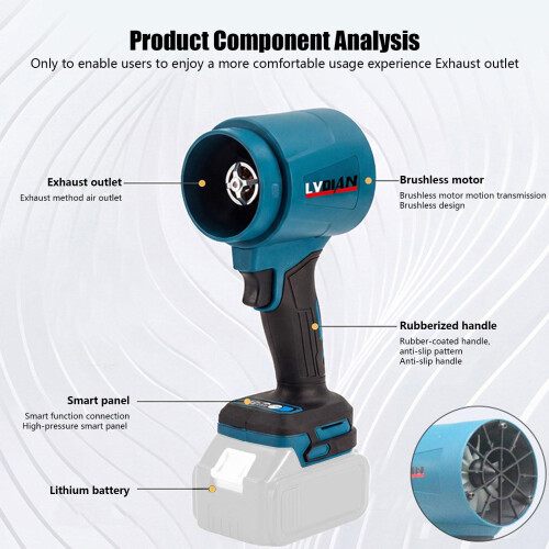 Lightweight ABS Turbocharged Snow Blowing Unit Suitable For 1