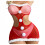 Weihnachtskleid, sexy Bodystocking, Weihnachtsmesh, UNI 1