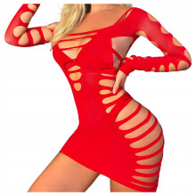 mini abito body rosso sexy ed erotico